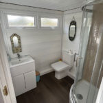 Bathroom In Composite Glamping Pod