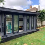 Bright Composite Garden Building In Residential Garden