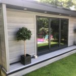 Close Up Side View Of Composite Garden Room