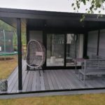 Light Grey Garden Retreat In East Anglia With Canopy