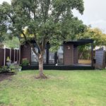 Walnut Garden Room With Single Canopy