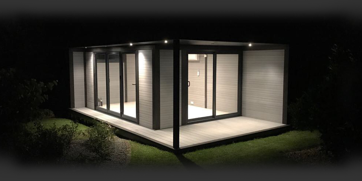 Garden Room With External Lighting