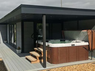 Hot Tub Garden Room From Composite Garden Buildings