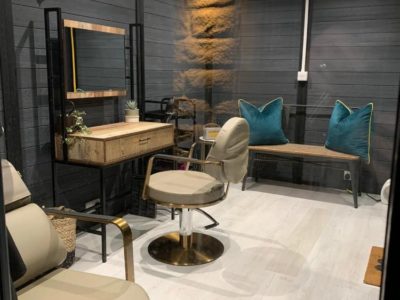 Garden Room Used As Hair Dresser In Peterborough Inside Shot