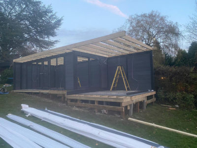 Garden Room In Progress