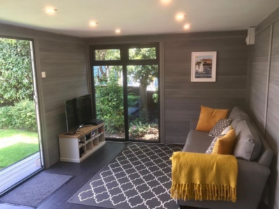 Internal Garden Building Full Height Windows