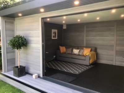Light Grey Garden Building