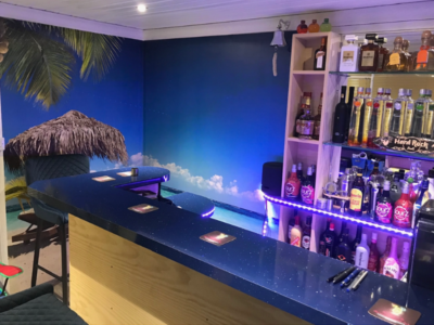 Garden Bar In Composite Garden Building