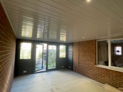 Garden Room Progress Floor Down