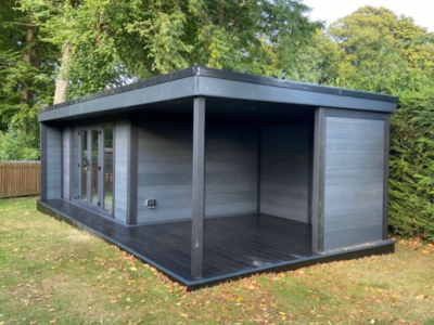 Oakland Style Garden Room With Internal Room And Canopy