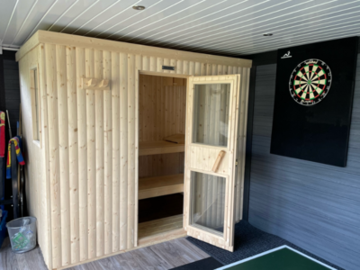 Sauna Room Dark Grey Garden Room