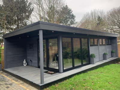 Side Canopy Bespoke Garden Build