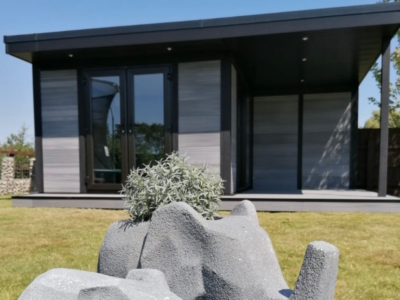 Side Canopy Light Grey Garden Building
