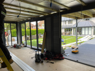 Gym Garden Build Progress Image