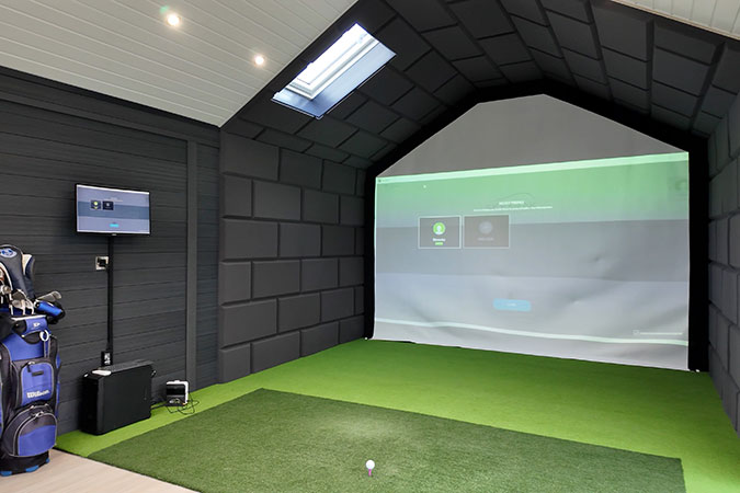 Golf Sim Garden Room Golf Zone Room